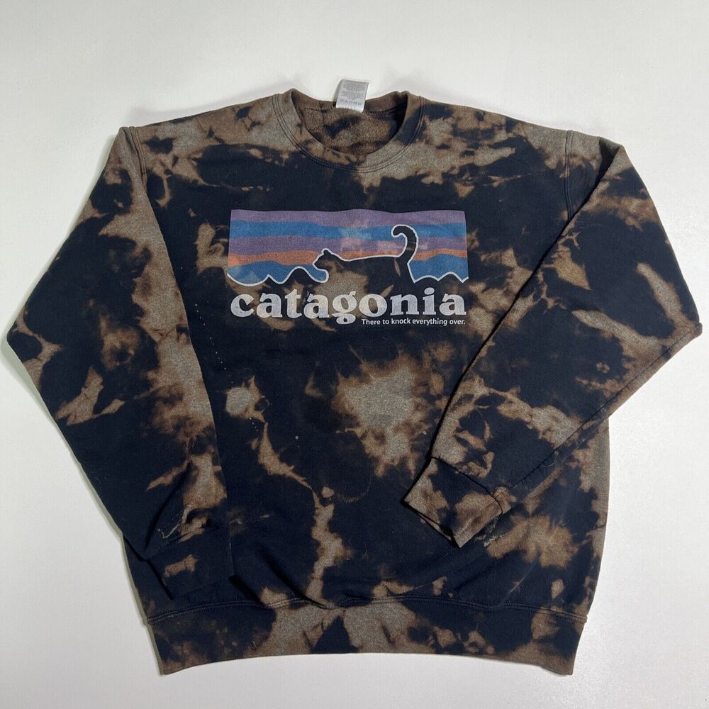 Catagonia There To Knock Everything Over Adult T-Shirt Medium cat funny cute
